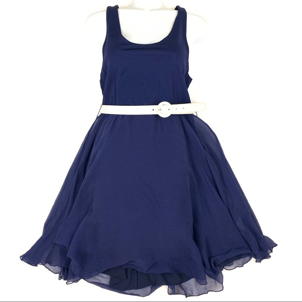 Alice + Olivia Sleeveless Silk Dress Size 12